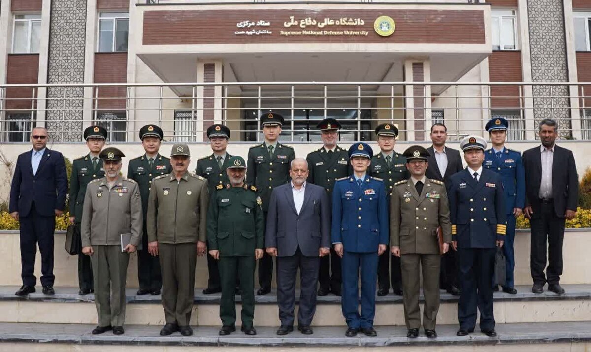 بازدید هیئت دانشگاه دفاع ملی چین از دانشگاه عالی دفاع ملی